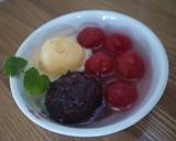 野菜スイーツ！　トマトのクリームあんみつ作り方3写真