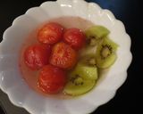 野菜スイーツ！　トマトのクリームあんみつ作り方2写真