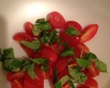 オリーブ風味のトマトandバジル作り方4写真