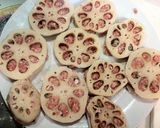 れんこんのミンチ挟み あんかけ風作り方2写真