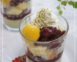 ⁂抹茶と小豆で❀和のヴェリーヌ⁂作り方8写真