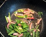 ベーコンとほうれん草の簡単ペペロンチーノ作り方3写真