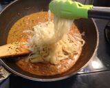 濃厚☆ルーミックでミートクリームパスタ作り方9写真