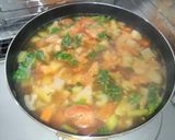 鶏モモ肉のミストローネ作り方5写真