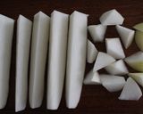 フライパンde豚肉大根生しいたけの炒め煮作り方1写真