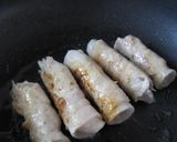 新生姜と梨の肉巻き❀オイバルサミコ作り方3写真