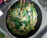 cafe気分♪和風クリームパスタ作り方6写真