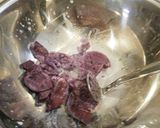 見た目は悪いよ■紫芋の青い炊飯器ケーキ作り方3写真