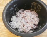 見た目は悪いよ■紫芋の青い炊飯器ケーキ作り方6写真