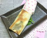 チョコバナナ・塩・マシュマロの焼き春巻き作り方7写真