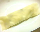 チョコバナナ・塩・マシュマロの焼き春巻き作り方5写真