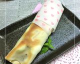 塩バナナ・マシュマロ・クリチの焼き春巻き作り方8写真