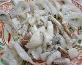 新鮮イカのしゃきしゃきっ薬味サラダ作り方2写真