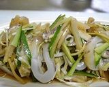 新鮮イカのしゃきしゃきっ薬味サラダ作り方4写真