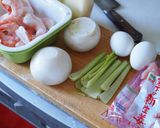 生姜タルタルdeおいC～海老サラダ作り方1写真