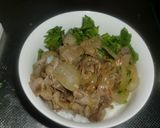 豚の生姜焼き丼作り方2写真
