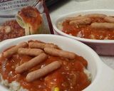 炊飯器ピラフで☆簡単ミートドリア作り方3写真