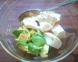 天かすでカリカリ☆アボカド豆腐のおつまみ作り方1写真