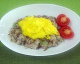 ザーサイ炒飯~ふわっと卵のせ♪作り方7写真