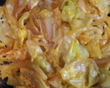 簡単☆ささっと！キャベツ・玉ねぎ・卵炒め作り方4写真