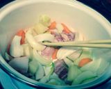 豚小間で肉じゃが☆作り方4写真
