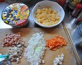 黄金うどんめし　ほんのりカレー風味作り方2写真