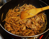 豚肉と筍と牛蒡の甜麺醤炒め作り方3写真