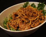 豚肉と筍と牛蒡の甜麺醤炒め作り方4写真