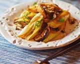 ＊長葱とタップリきのこのバター醤油＊作り方5写真