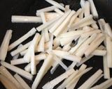 レンコン入り塩焼きそば作り方1写真