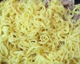 レンコン入り塩焼きそば作り方3写真