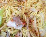 レンコン入り塩焼きそば作り方6写真
