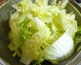 白だしで♪白菜と豚肉の煮物作り方1写真