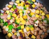 さつま芋と鶏肉の中華風炒め作り方6写真