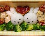 ◆ミッフィー★可愛くキャラ弁を作る方法作り方3写真