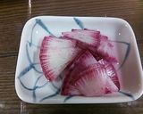 ☆時短☆市販のすし酢で紫大根の甘酢漬け作り方2写真