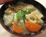 根菜たっぷり汁~酒かすアレンジ有り作り方5写真