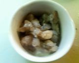 蕪蒸し！海老とグリーンピースの生姜風味餡作り方3写真