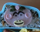 はなかっぱ　キャラ弁作り方2写真