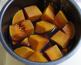 炊飯器と麺つゆだけで！簡単かぼちゃの煮物作り方3写真