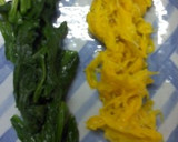 ほうれん草と食用菊の海苔巻作り方2写真