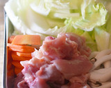 鍋の残り食材で簡単★鶏のクリーム煮作り方1写真