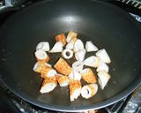 竹輪の味噌マヨ炒め作り方1写真