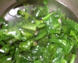 ちょっとピリ辛ほうれん草の和風ナポリタン作り方2写真