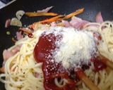 ちょっとピリ辛ほうれん草の和風ナポリタン作り方6写真