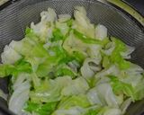 キャベツ・菊の花のお浸し作り方3写真