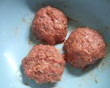 クッキングシートで包み蒸し【ハンバーグ】作り方3写真