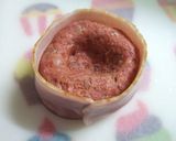 クッキングシートで包み蒸し【ハンバーグ】作り方4写真
