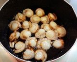 ベビーホタテの甘辛煮作り方1写真