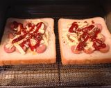 簡単ピザ風トースト作り方3写真